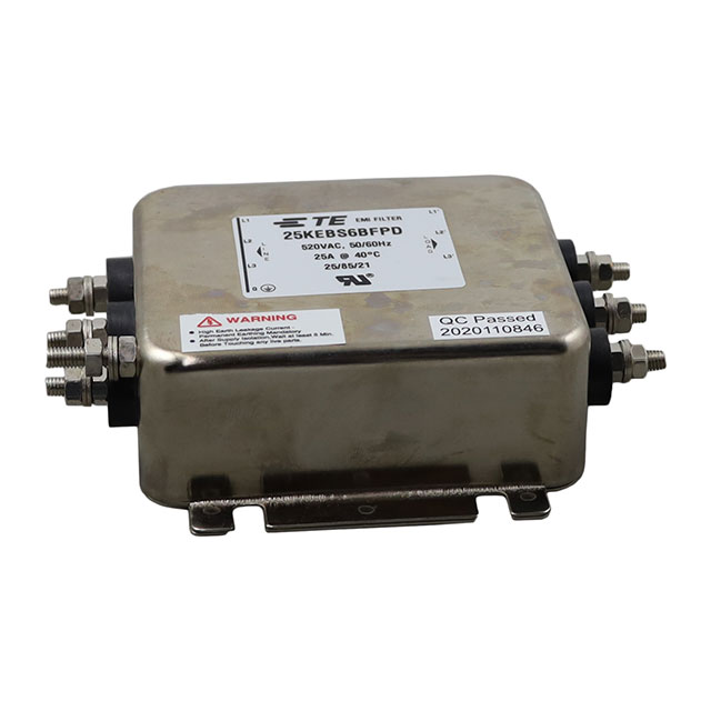 TE Connectivity Corcom Filters 25KEBS6BFPD