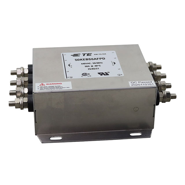 TE Connectivity Corcom Filters 50KEBS6AFPD