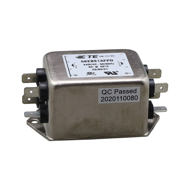 TE Connectivity Corcom Filters 6KEBS1AFPD