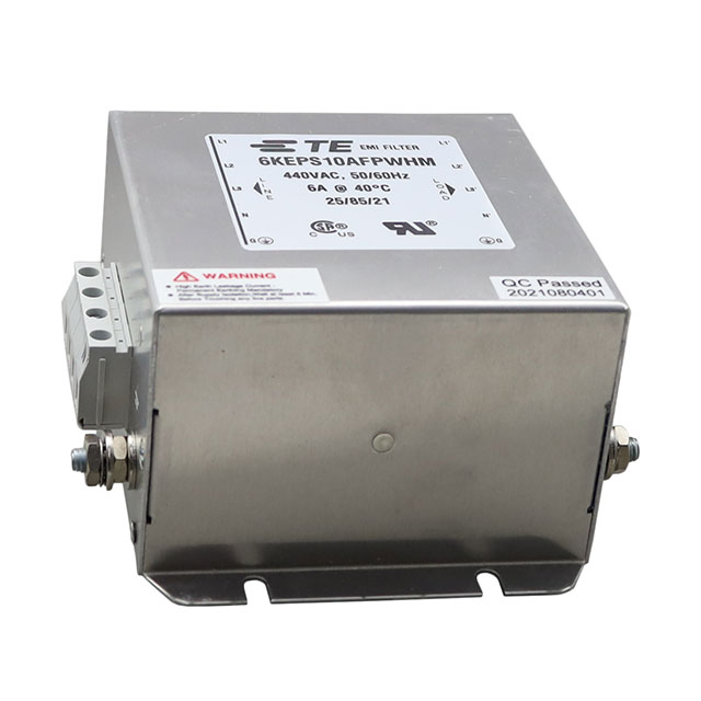TE Connectivity Corcom Filters 6KEPS10AFPWHM