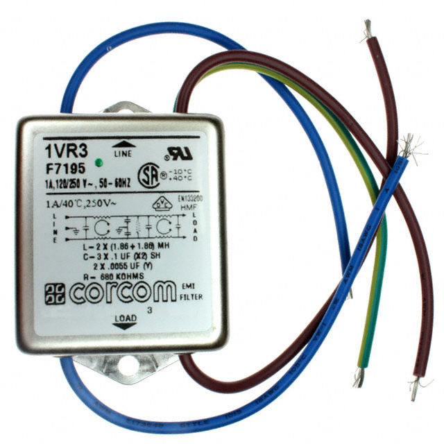 TE Connectivity Corcom Filters 1VR3