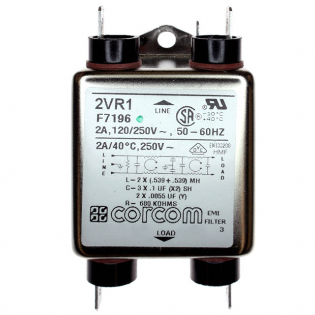TE Connectivity Corcom Filters 2VR1