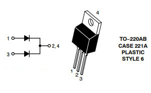 MBR20200CTG-pinout-Chip Ic