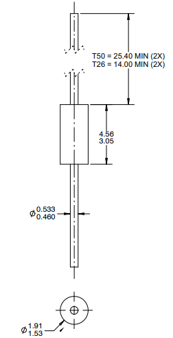 1N4448 PACKAGE DIMENSION
