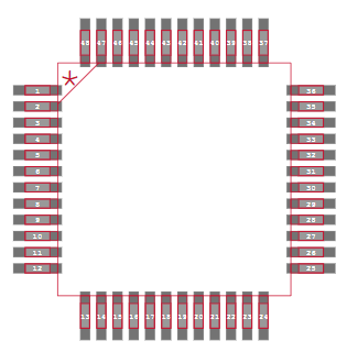 AD9844AJST fOOTPRINT