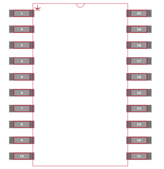 ADM2582EBRWZ footprint