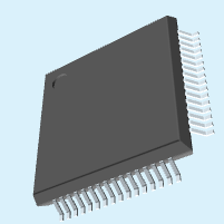 STM32G070RBT6 3D Model