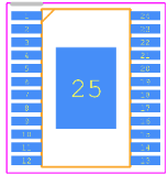 DRV8908QPWPRQ1 footprint